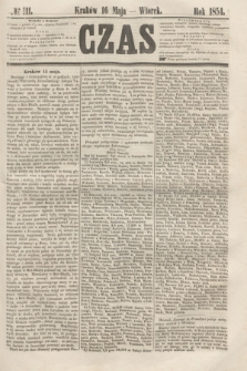 Czas. [R.7], № 111 (16 maja 1854)