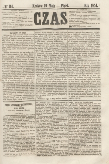 Czas. [R.7], № 114 (19 maja 1854)