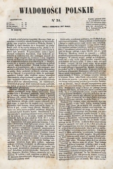Wiadomości Polskie. R. 4, 1857, nr 31