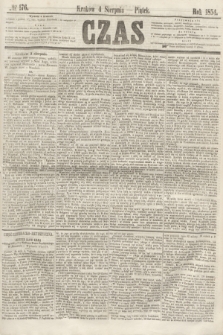Czas. [R.7], № 176 (4 sierpnia 1854)