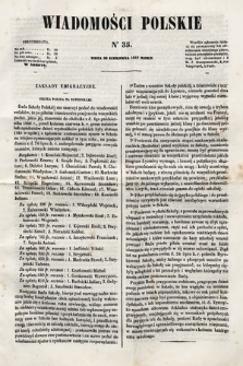 Wiadomości Polskie. R. 4, 1857, nr 35