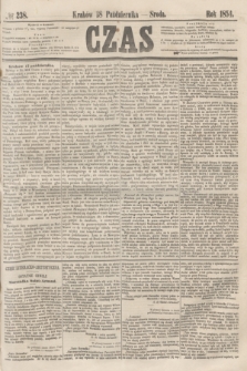 Czas. [R.7], № 238 (18 października 1854)