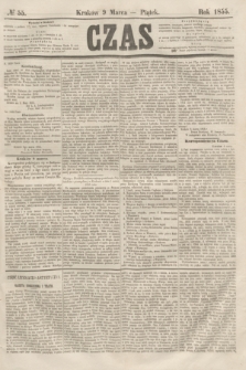 Czas. [R.8], № 55 (9 marca 1855)
