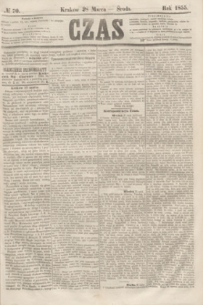 Czas. [R.8], № 70 (28 marca 1855)