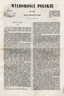 Wiadomości Polskie. R. 4, 1857, nr 47
