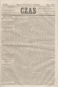 Czas. [R.8], № 135 (17 czerwca 1855)