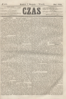 Czas. [R.8], № 177 (7 sierpnia 1855)