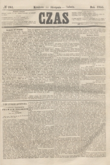 Czas. [R.8], № 181 (11 sierpnia 1855)