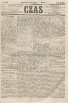 Czas. [R.8], № 189 (22 sierpnia 1855)
