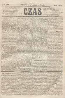 Czas. [R.8], № 201 (5 września 1855)