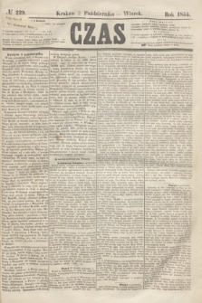 Czas. [R.8], № 229 (9 października 1855)