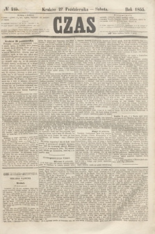 Czas. [R.8], № 245 (27 października 1855)