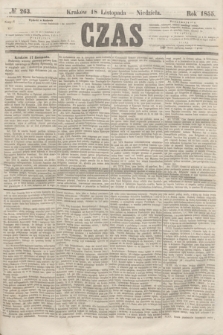 Czas. [R.8], № 263 (18 listopada 1855) + dod.