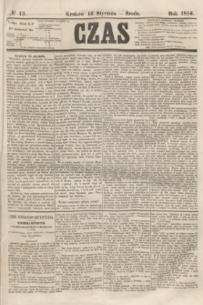 Czas. [R.9], № 13 (16 stycznia 1856)