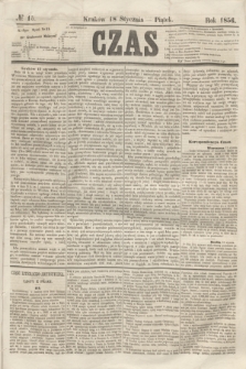 Czas. [R.9], № 15 (18 stycznia 1856)