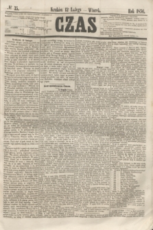 Czas. [R.9], № 35 (12 lutego 1856)