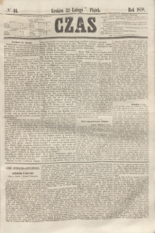 Czas. [R.9], № 44 (22 lutego 1856)