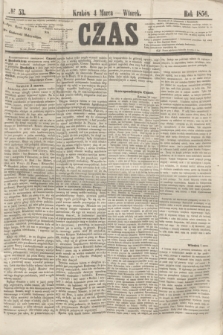 Czas. [R.9], № 53 (4 marca 1856)