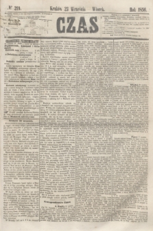 Czas. [R.9], № 219 (23 września 1856) + dod. + wkładka