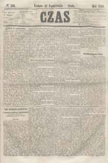 Czas. [R.9], № 244 (22 października 1856)