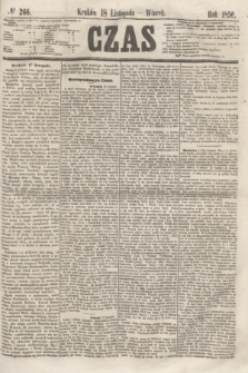 Czas. [R.9], № 266 (18 listopada 1856)