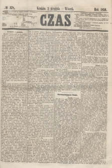 Czas. [R.9], № 278 (2 grudnia 1856)