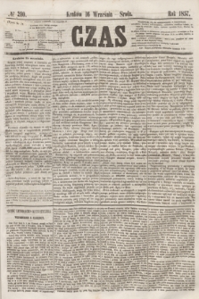 Czas. [R.10], № 210 (16 września 1857)