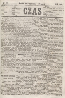 Czas. [R.10], № 235 (15 października 1857)