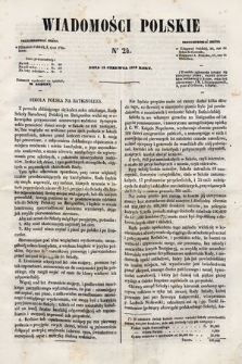 Wiadomości Polskie. R. 5, 1858, nr 24