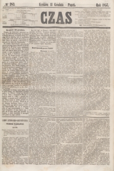 Czas. [R.10], № 283 (11 grudnia 1857)