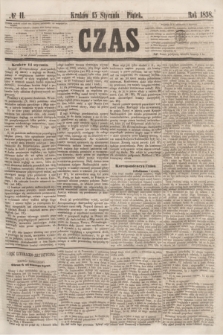 Czas. [R.11], № 11 (15 stycznia 1858)