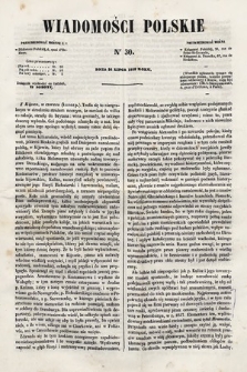Wiadomości Polskie. R. 5, 1858, nr 30
