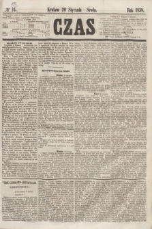 Czas. [R.11], № 15 (20 stycznia 1858)