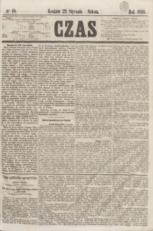 Czas. [R.11], № 18 (23 stycznia 1858)