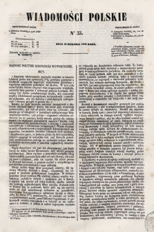 Wiadomości Polskie. R. 5, 1858, nr 33