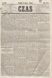 Czas. [R.11], № 153 (9 lipca 1858) + dod.