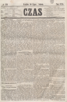 Czas. [R.11], № 154 (10 lipca 1858)