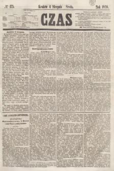 Czas. [R.11], № 175 (4 sierpnia 1858)