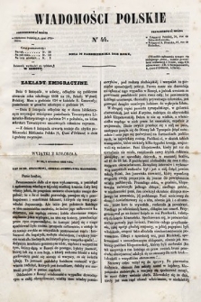 Wiadomości Polskie. R. 5, 1858, nr 44