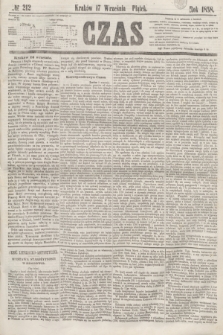 Czas. [R.11], № 212 (17 września 1858)