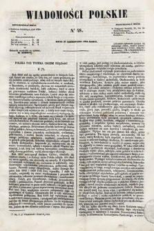 Wiadomości Polskie. R. 5, 1858, nr 48