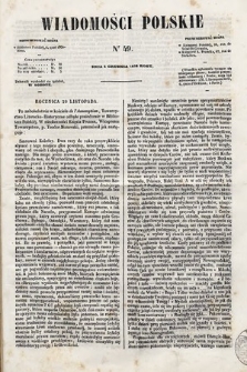 Wiadomości Polskie. R. 5, 1858, nr 49