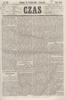 Czas. [R.11], № 235 (14 października 1858)