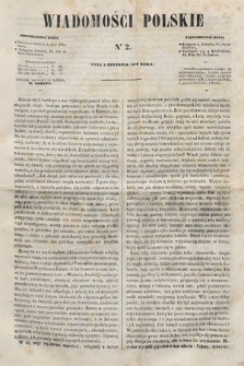 Wiadomości Polskie. R. 6, 1859, nr 2