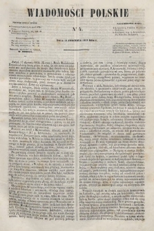 Wiadomości Polskie. R. 6, 1859, nr 4
