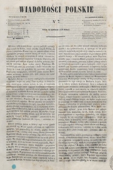 Wiadomości Polskie. R. 6, 1859, nr 7