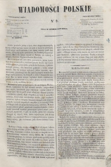 Wiadomości Polskie. R. 6, 1859, nr 9
