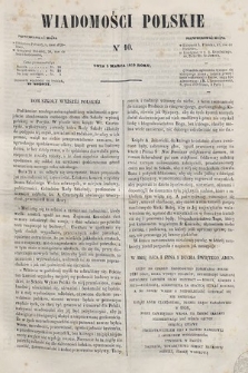 Wiadomości Polskie. R. 6, 1859, nr 10