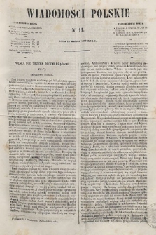Wiadomości Polskie. R. 6, 1859, nr 11