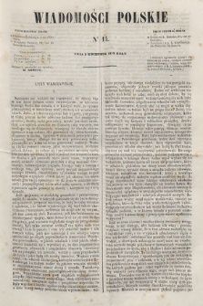 Wiadomości Polskie. R. 6, 1859, nr 14